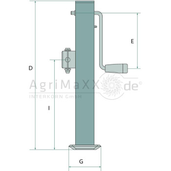 SIMOL Stützfuß DG 600/5WZ - DG600/5WZ