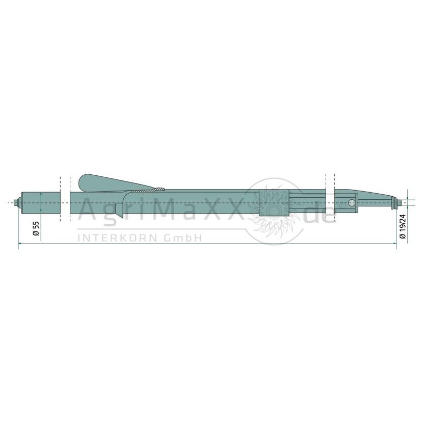 allsafe Rundsperrstange KIM 55 Prof, 512073-0002