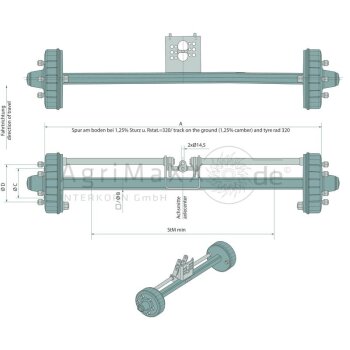 BPW Bremsachse GS 5508 - 55.63.454.617