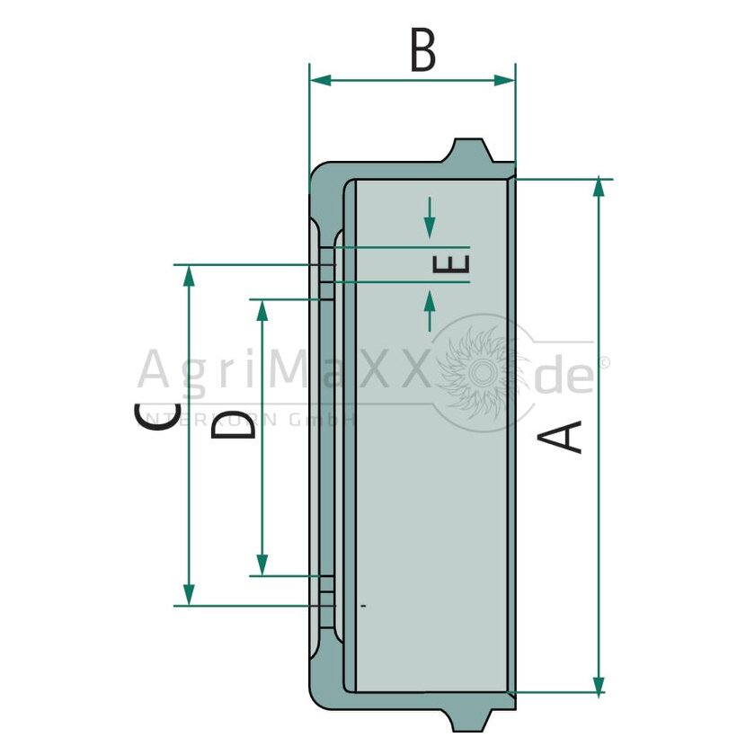 A.D.R Bremstrommel - 66LFG0801