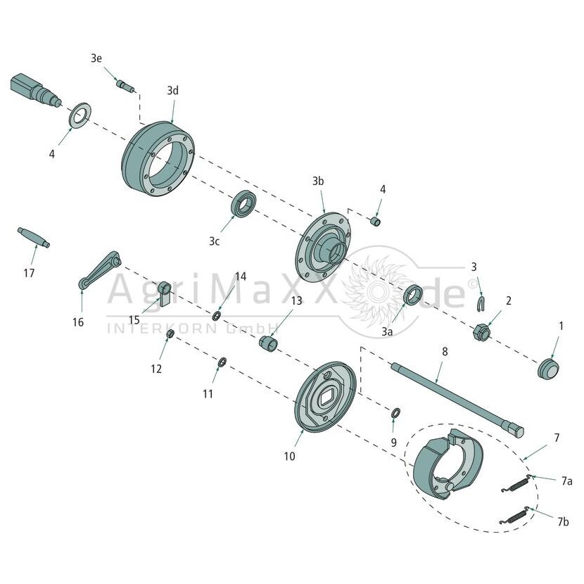 FAD Bremswelle - 301F564