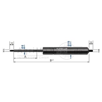 Stabilus Gasdruckdämpfer - 844886