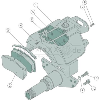 Arvin Meritor Bremsklotzsatz - MDP5076