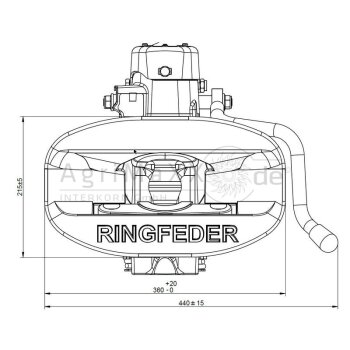 Ringfeder Anhängekupplung RF50 B - 15990556