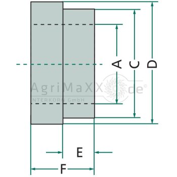 Federschuhbuchse - Durchmesser: 20 mm