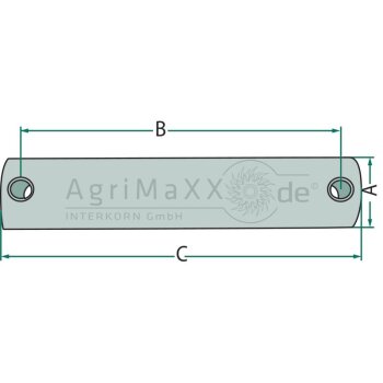 Bolzen 16 x 80mm verzinkt - Durchmesser: 16 mm - Stahl