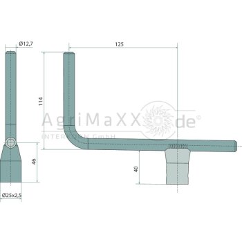 SIMOL Ersatzkurbel Durchmesser12,7 - 0130227
