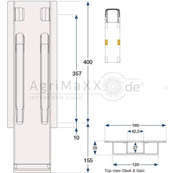 Kinnegrip M-Runge K20 400 KTL 1 R