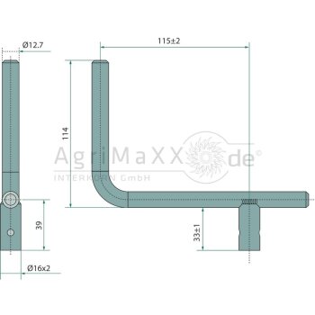 SIMOL Ersatzkurbel Durchmesser12,7 - 0130110