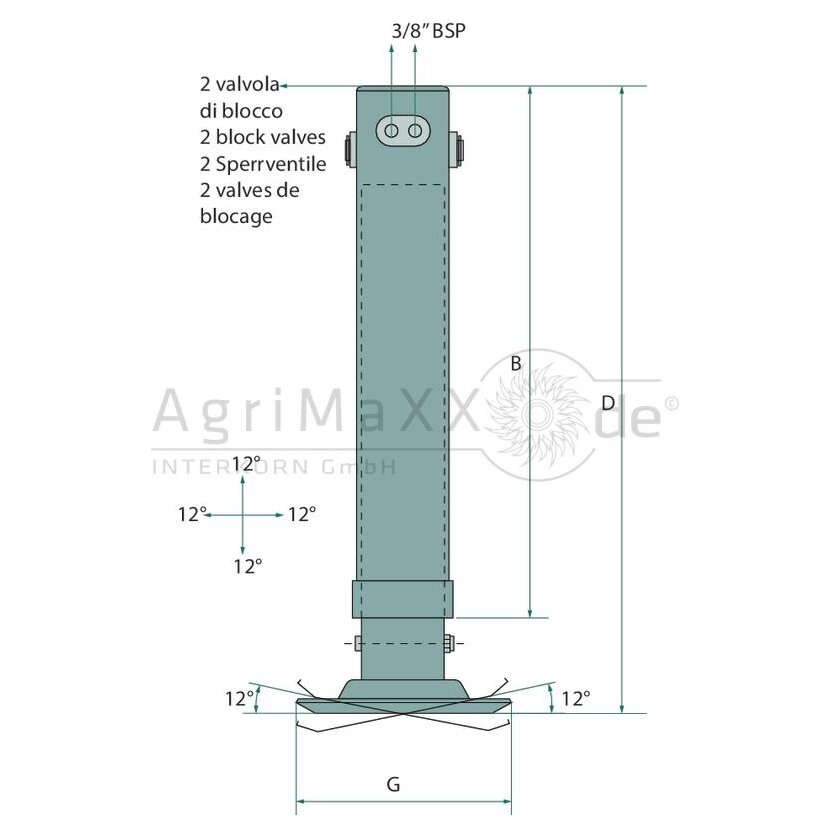 SIMOL Stützfuß H 1172P - H1172P