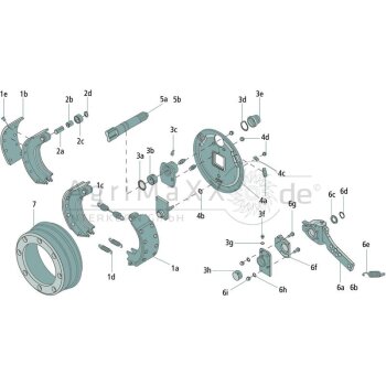 A.D.R Bremsbackensatz - 9RE0022