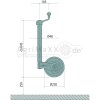 AL-KO Stützrad mit Rad 230x80 - 1221695