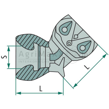 Kongsberg ABC-Winkel-Steckverbinder