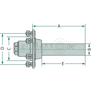 A.D.R Laufachsstummel - S60LA600032