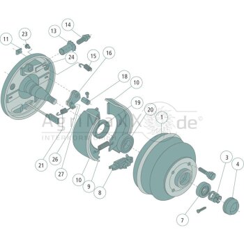 AL-KO Bremsbackensatz - 1220328