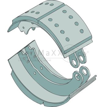 SAF-HOLLAND Bremsbelagsatz SNK 420 x 180 - 03057396000