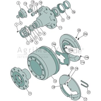 Arvin Meritor Nabenabdeckung - 21200624