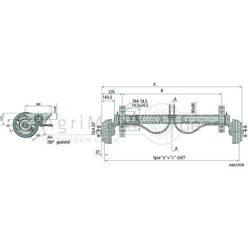 KNOTT Gummifederachse VGB 18-MV - B308289993