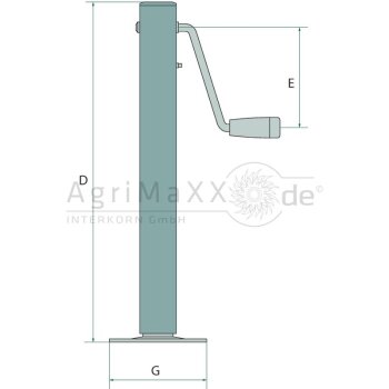 SIMOL Stützfuß DT 490 - 402619.001, DT490