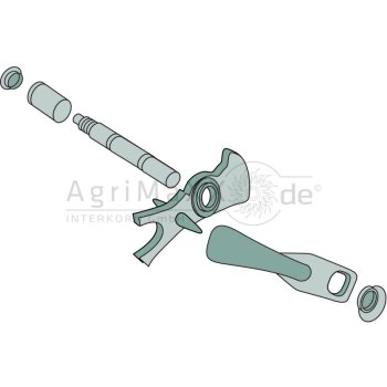 Ringfeder Hand-/Sperrhebel, Ausführung A
