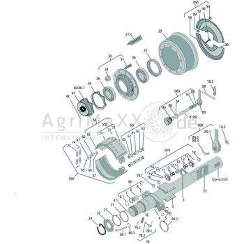 SAF-HOLLAND Reparatursatz Nockenlager - 03434363601