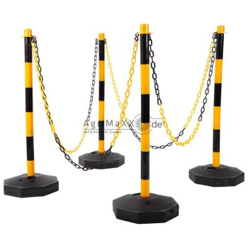 KS Tools Absperrpfosten-Satz mit Kette - 117.1550