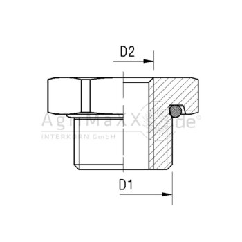 Kongsberg Adapter 16x1,5 / 1/4