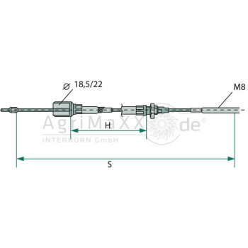 KNOTT Bremsseil 530 / 740 - 37086.02
