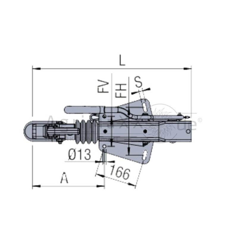 AL-KO Auflaufeinrichtung ZAF 1,6-3 - 4014261