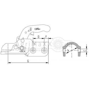 KNOTT Zugkugelkupplung K35-C - 8802559X