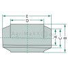 Gummilager, Durchmesser 69,0mm, Länge 102mm