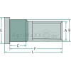 BPW Radbolzen M22 x 1,5 x 65 - 03.296.70.04.1 - Durchmesser: M22 x 1,5 mm - Länge: 73 mm