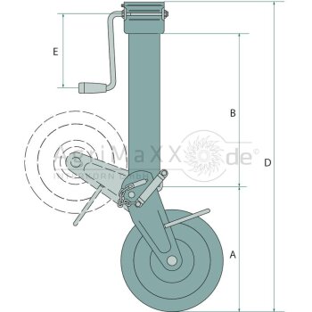 SIMOL Stützrad DM 432 - DM432