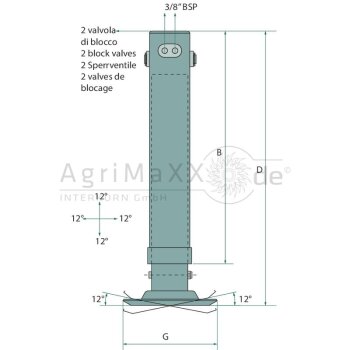 SIMOL Stützfuß H 1150P - H1150P