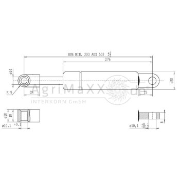 FAD Gasdruckdämpfer - 454F010