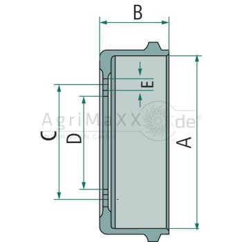 A.D.R Bremstrommel - 66LKB1R01