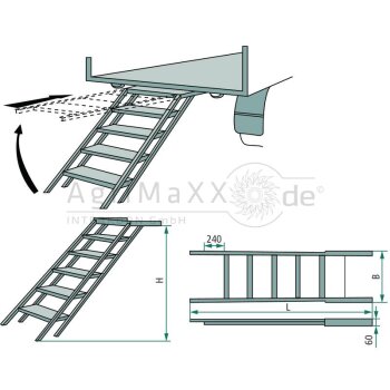 Treppe 5 Stufen, vz B: 830