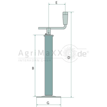 SIMOL Stützfuß P 560 - P560