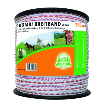 Combi-Breitband 200m 20mm&nbsp; 4x0,20+2x0,30 Niro