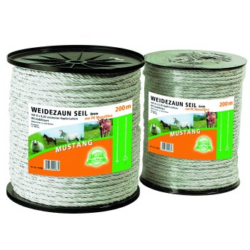 Elektroseil Mustang aus PE Monofilen 8mm 200m