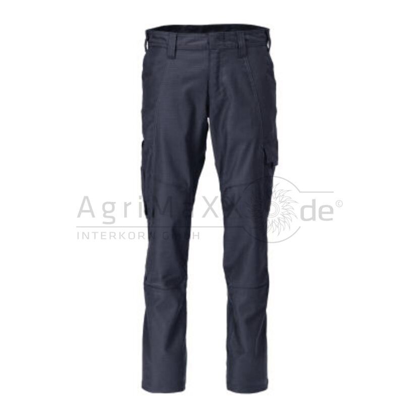 MASCOT Hose mit Schenkeltaschen sw/blau 90C51