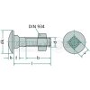 Schlossschraube M10x30 DIN 603
