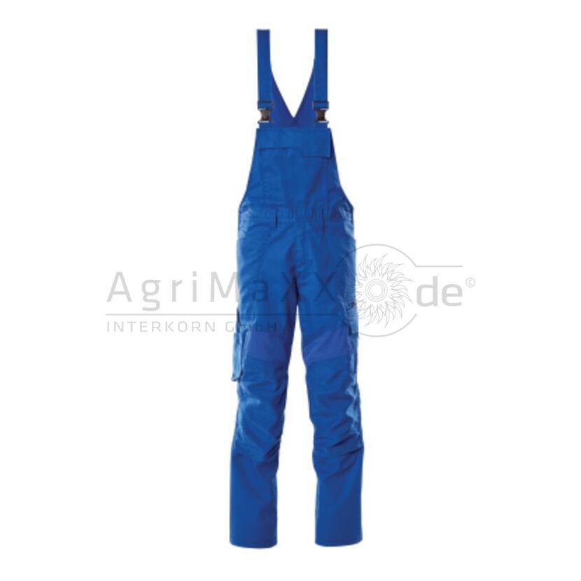 MASCOT Latzhose mit Knietaschen Azurblau 90C60