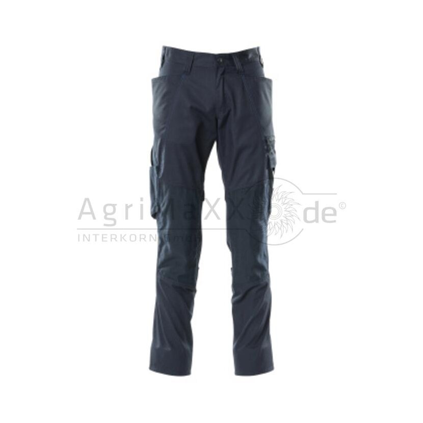 MASCOT Hose mit Knietaschen Schwarzblau 82C54