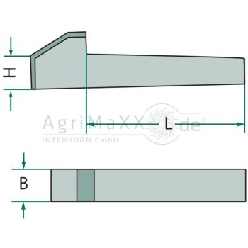 Nasenkeil 12x8x100 DIN 6887