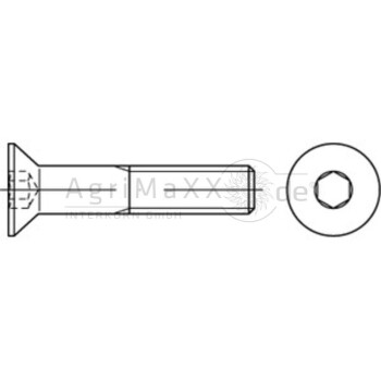 Senkschraube M16x35 DIN 7991
