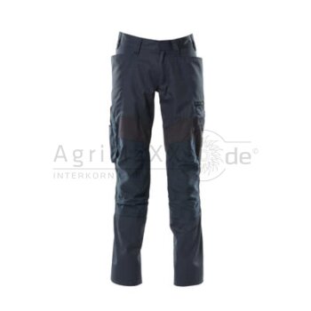MASCOT Hose mit Knietaschen Schwarzblau 90C52