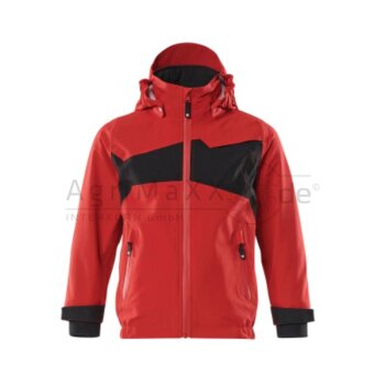 MASCOT Kinder Hardshell Jacke  rot/sw 104
