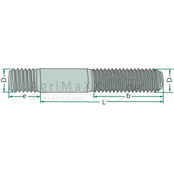 Stiftschraube M6x20 DIN 939