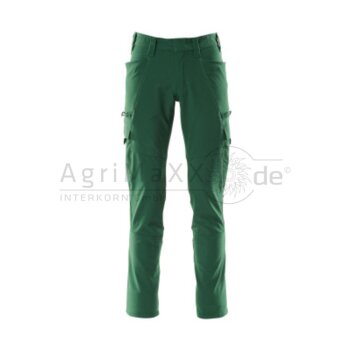 MASCOT Hose mit Schenkeltaschen Gr&uuml;n 76C46